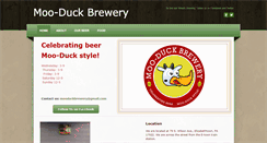 Desktop Screenshot of mooduckbrewery.com